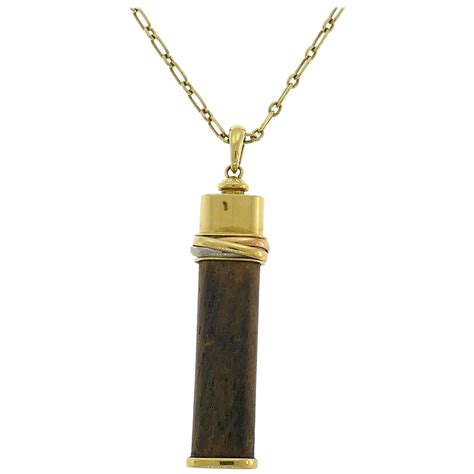 cartier touch wood|Cartier Gold Touch Wood Pendant Necklace .